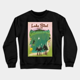 Lake Bled Slovakia Crewneck Sweatshirt